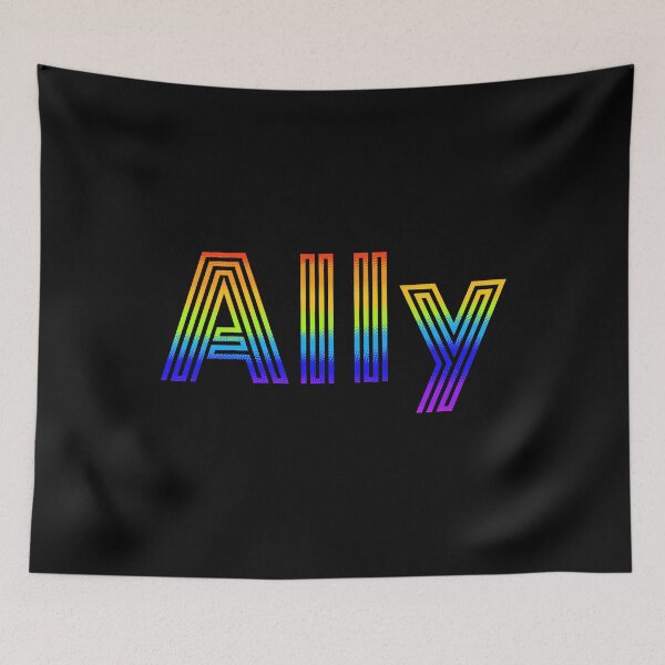 Item preview, Straight Ally design For LGBT Pride Supporters designed and sold by NoveltyMerch.