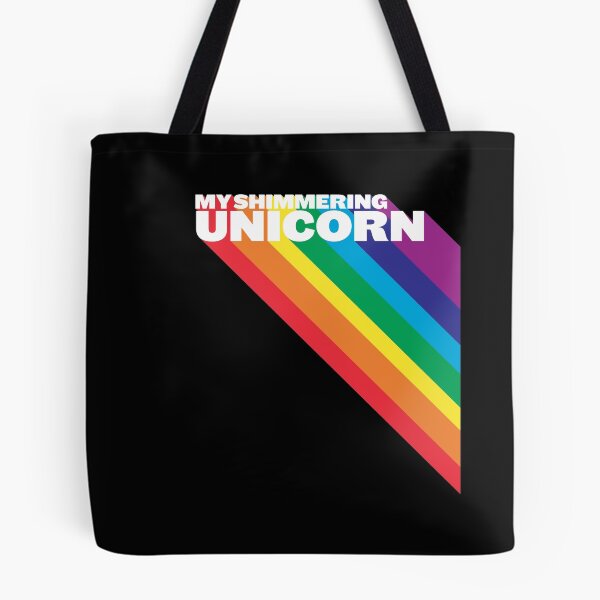 Item preview, Vintage Retro 70s 80s Style Rainbow My Shimmering Unicorn designed and sold by NoveltyMerch.