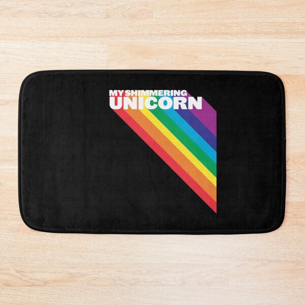 Item preview, Vintage Retro 70s 80s Style Rainbow My Shimmering Unicorn designed and sold by NoveltyMerch.