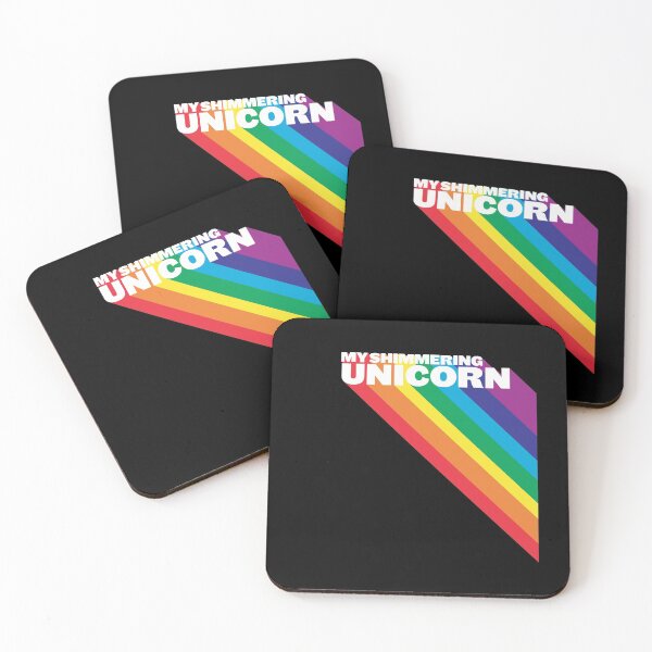 Item preview, Vintage Retro 70s 80s Style Rainbow My Shimmering Unicorn designed and sold by NoveltyMerch.