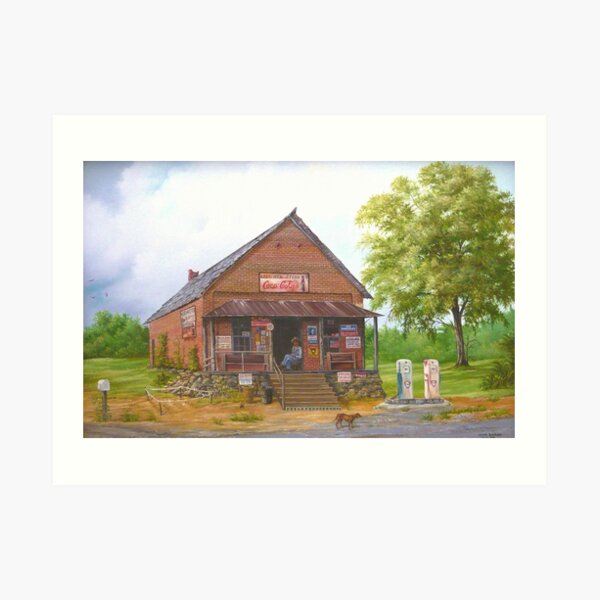 Lost Mountain Store, Cobb Co. Georgia Art Print