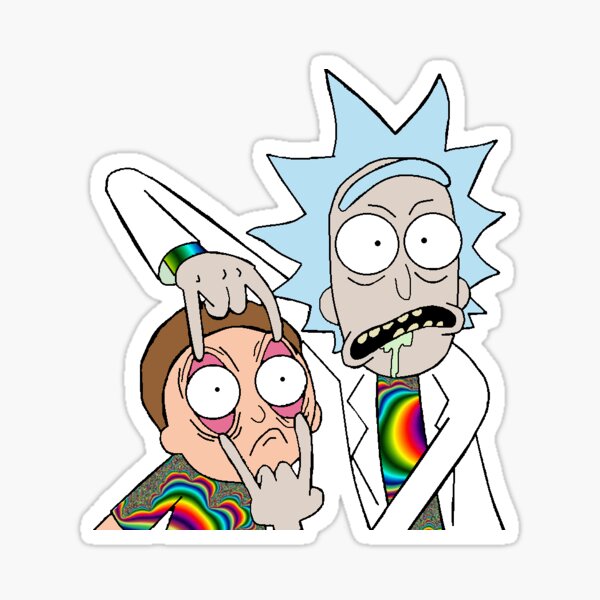 Rick and Morty Sticker