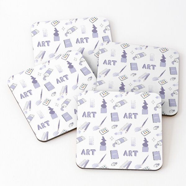 Item preview, Light Purple Art School Subject Sticker Pack designed and sold by The-Goods.