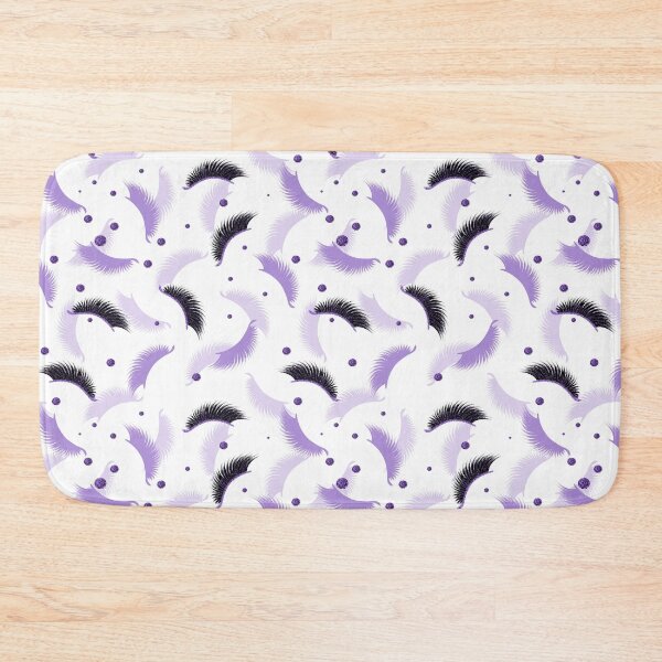 Item preview, Lashes with purple glitter effect seamless pattern designed and sold by sashica.