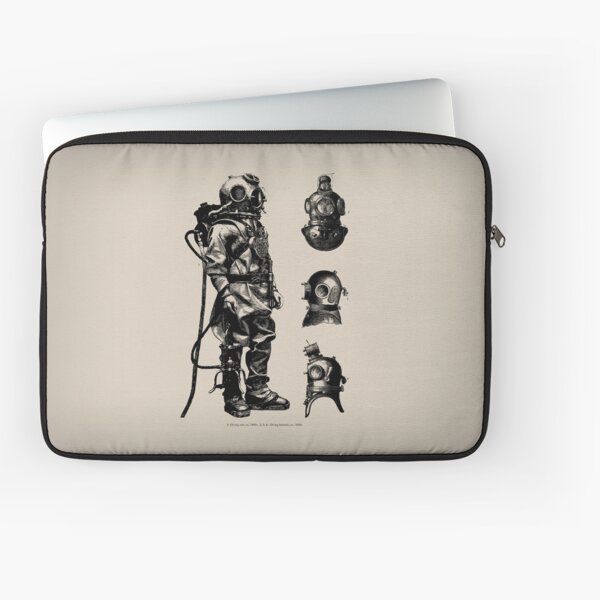 Vintage Deep Sea Diver | Nautical | Laptop Sleeve
