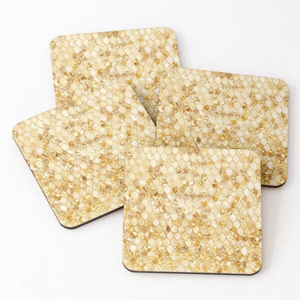 Item preview, Gold Metal Shimmering Mermaid Scales  designed and sold by UtArt.