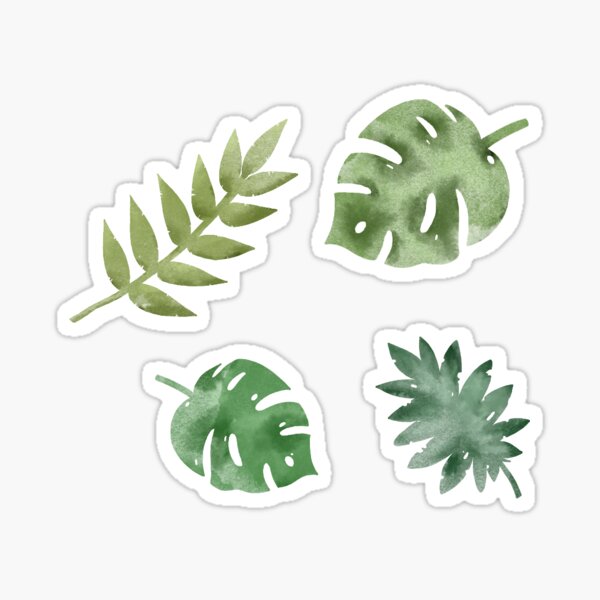 Leafy collection Sticker