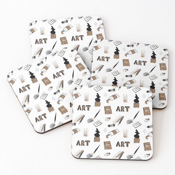 Item preview, Animal Print Art School Subject Sticker Pack designed and sold by The-Goods.