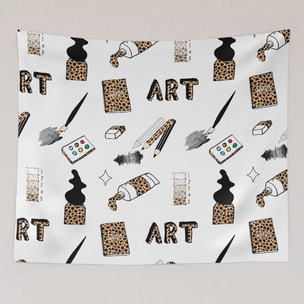 Item preview, Animal Print Art School Subject Sticker Pack designed and sold by The-Goods.