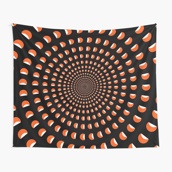 #MOVING #EYE #ILLUSION #Pattern, design, circular, abstract, illustration, art, grid, proportion, symmetrical Tapestry