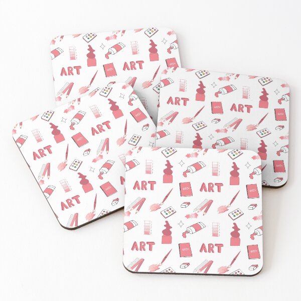 Item preview, Coral School Subject Sticker Pack designed and sold by The-Goods.