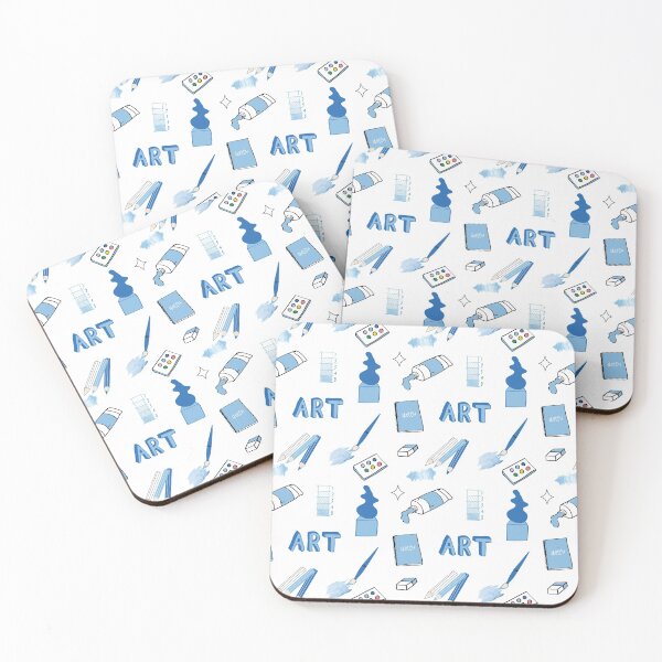 Item preview, Light Blue Art School Subject Sticker Pack designed and sold by The-Goods.