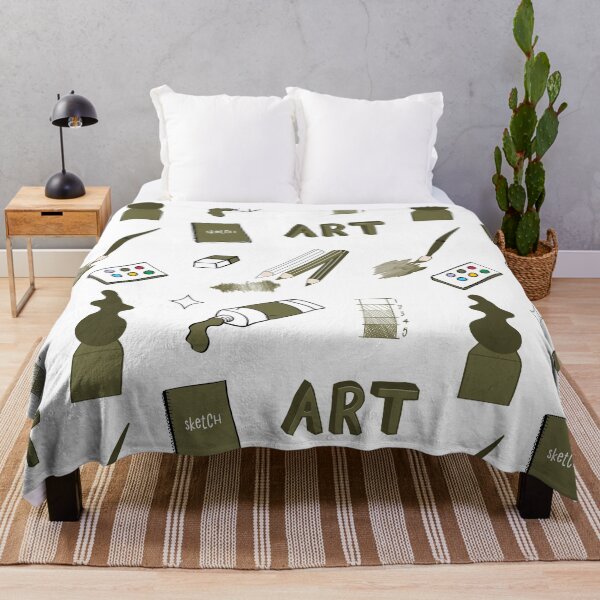 Item preview, Olive Green Art School Subject Sticker Pack designed and sold by The-Goods.