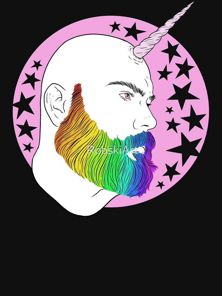 Bearnicorn Rainbow pink magic by RobskiArt