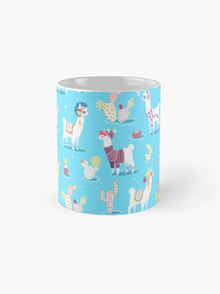 Alternate view of Alpaca Pattern Coffee Mug