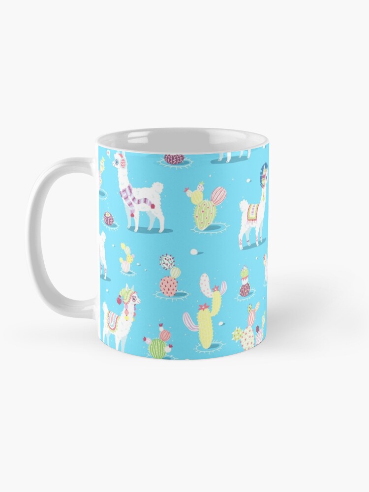 Alternate view of Alpaca Pattern Coffee Mug