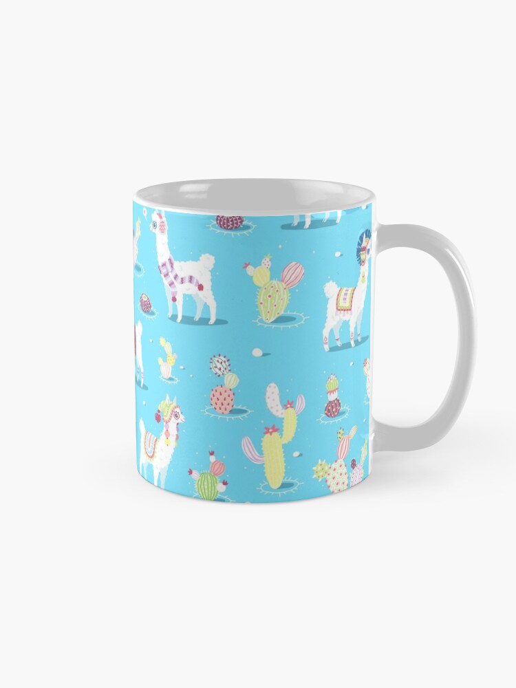 Alternate view of Alpaca Pattern Coffee Mug