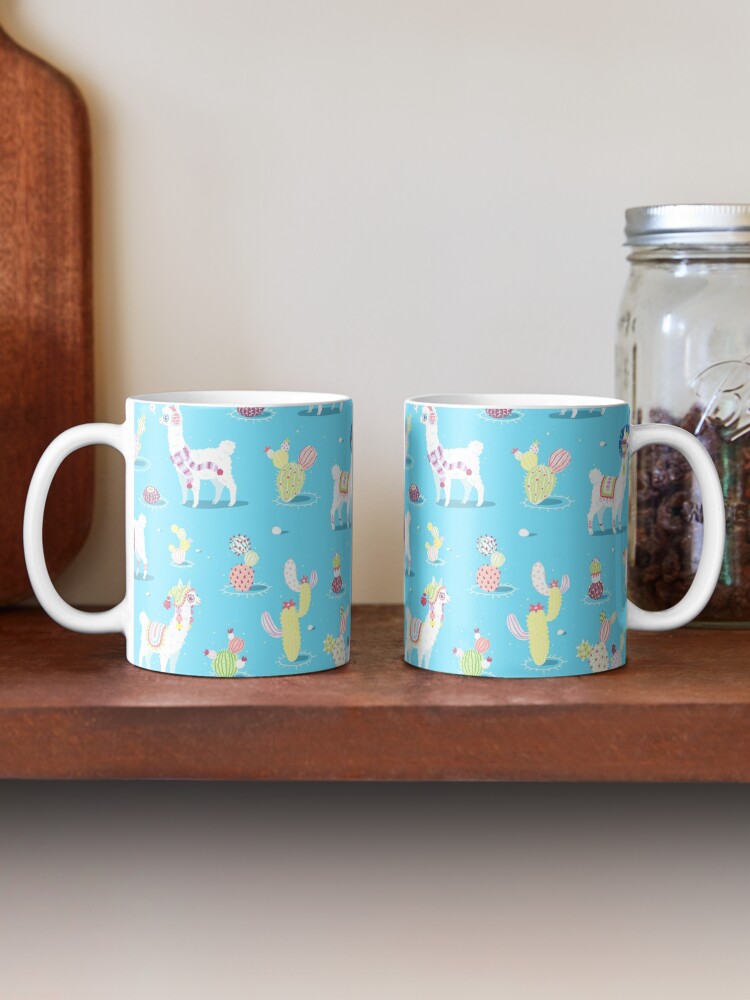 Alternate view of Alpaca Pattern Coffee Mug
