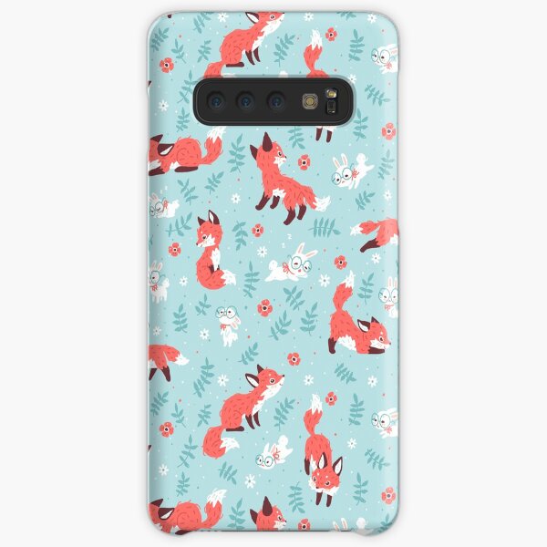 Fox and Bunny Pattern Samsung Galaxy Snap Case