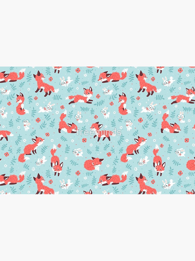 Fox and Bunny Pattern by freeminds