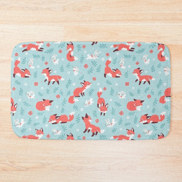 Item preview, Fox and Bunny Pattern designed and sold by freeminds.