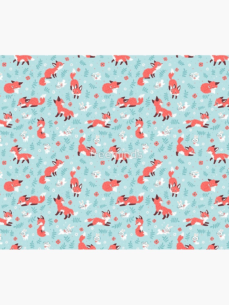 Fox and Bunny Pattern by freeminds