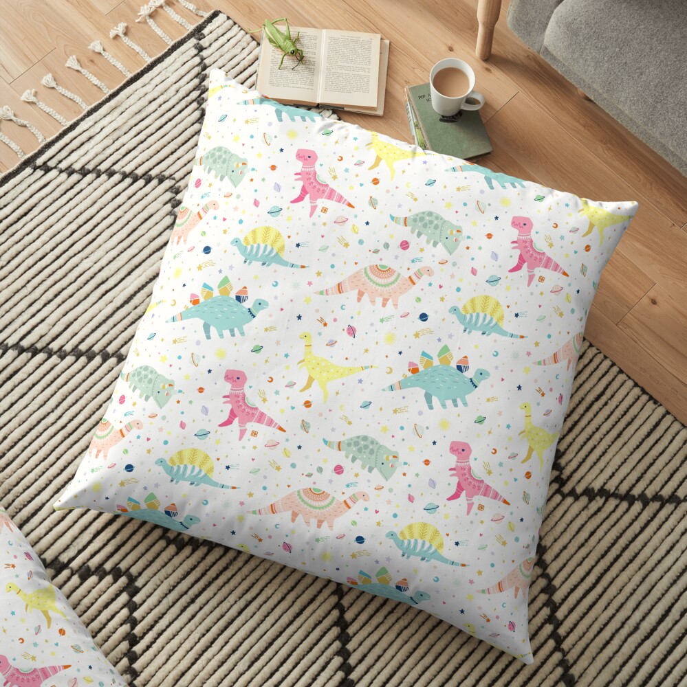 Dinosaur Pattern Floor Pillow