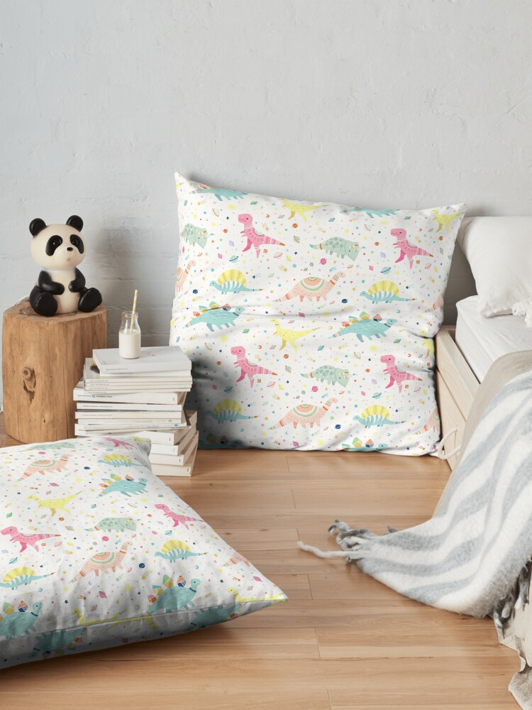 Alternate view of Dinosaur Pattern Floor Pillow