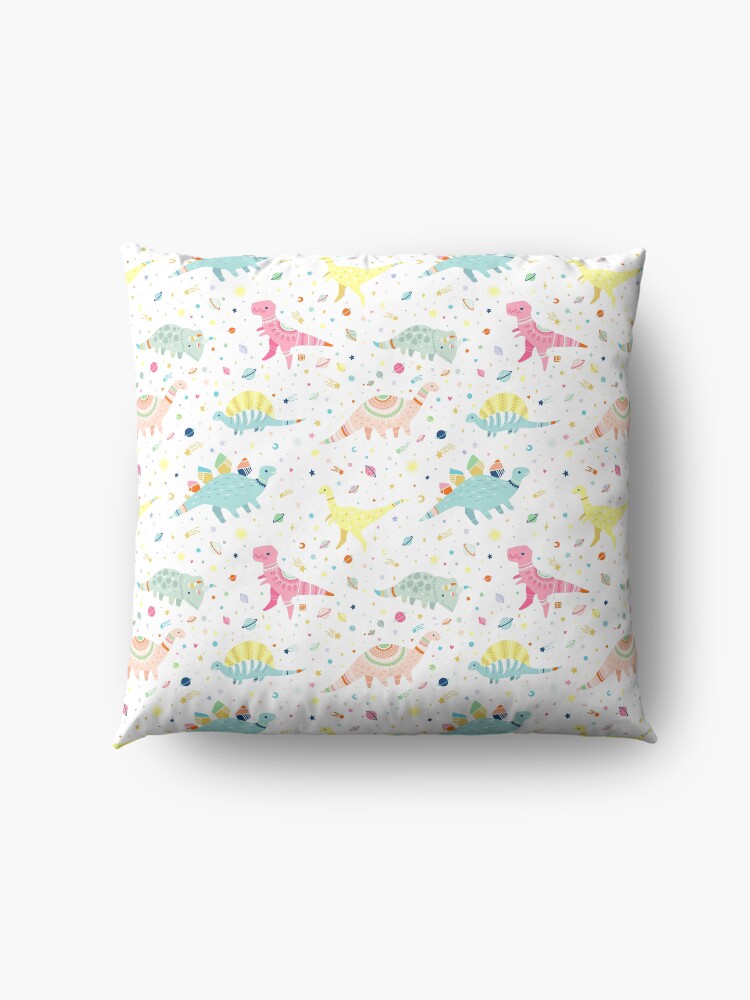 Alternate view of Dinosaur Pattern Floor Pillow