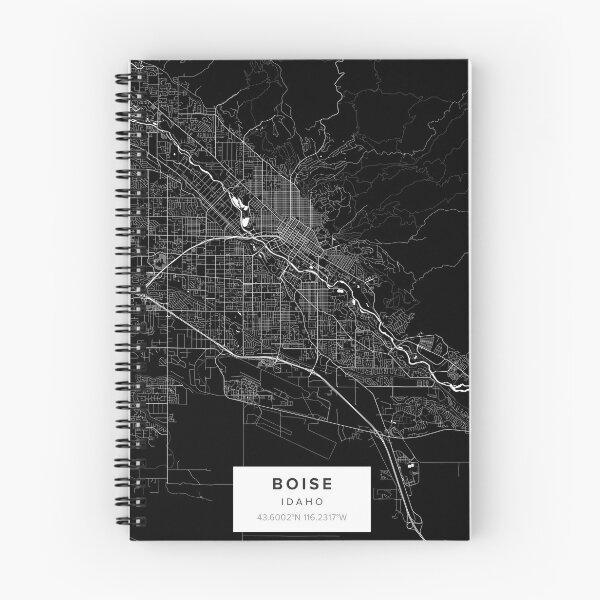 Artikelvorschau, Boise Idaho Karte entworfen und verkauft von Kara515.