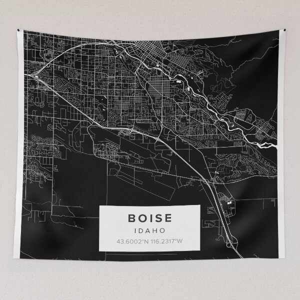 Item preview, Boise Idaho Map  designed and sold by Kara515.
