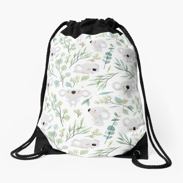 Patrón Koala y Eucalipto Mochila saco