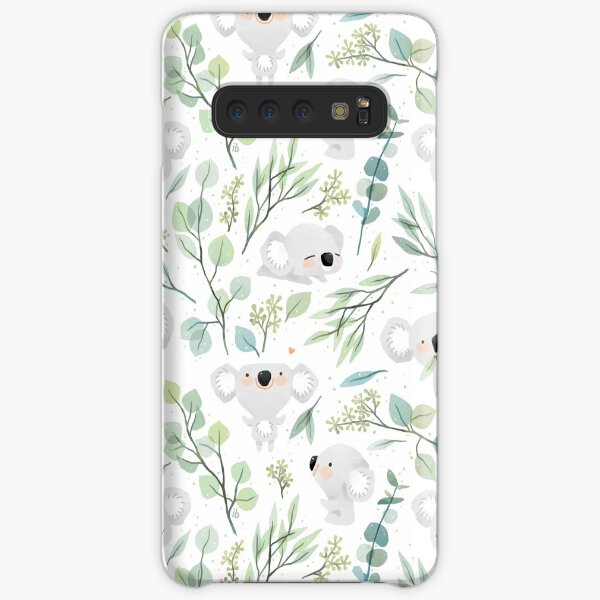 Koala- und Eukalyptusmuster Samsung Galaxy Leichte Hülle