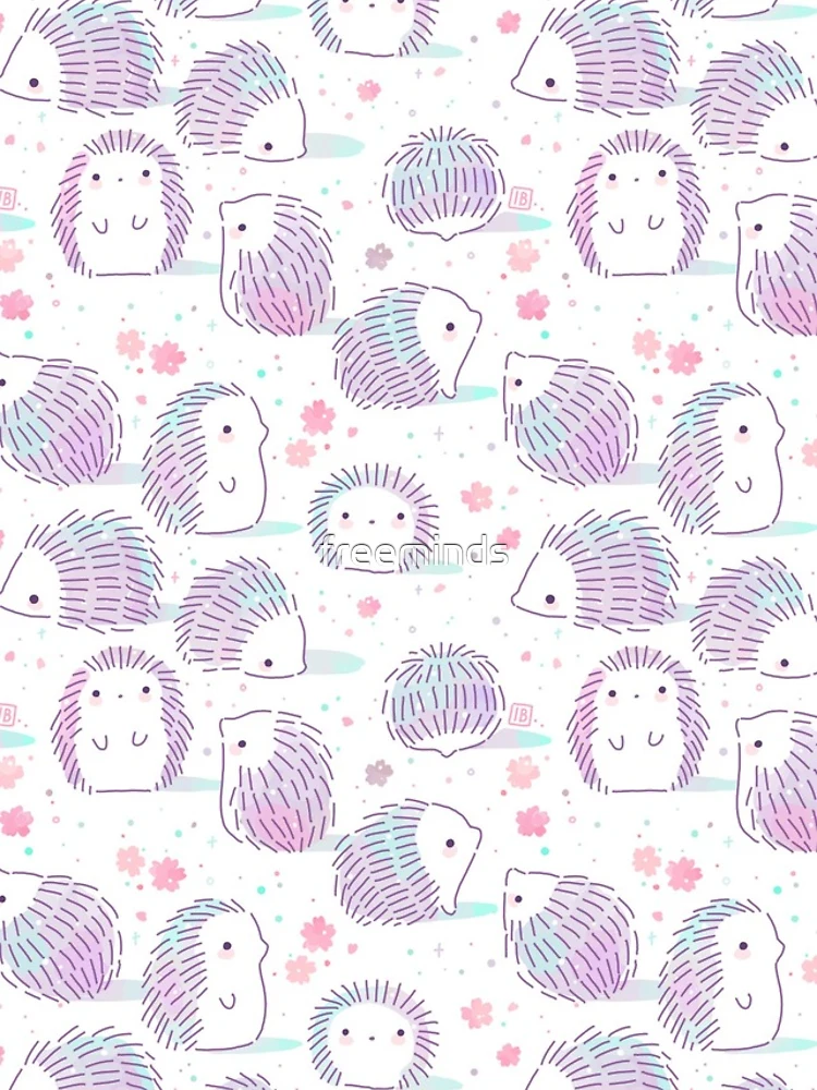 Thumbnail 4 of 4, iPhone Case, Spring Hedgehog Pattern designed and sold by freeminds.