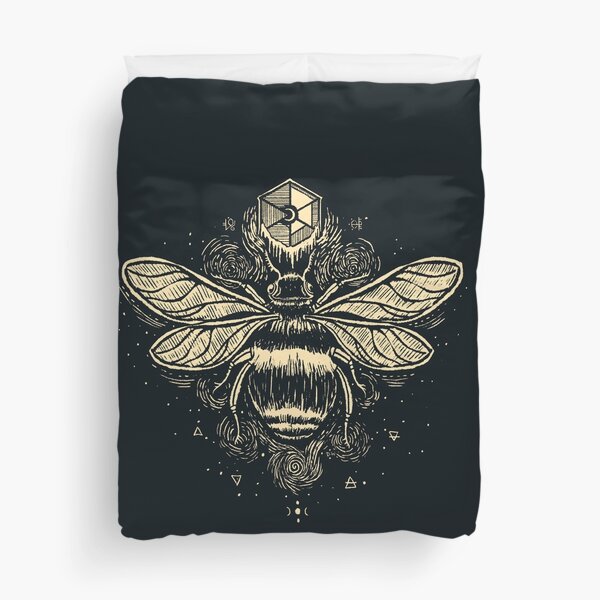 The Birth of Bees Duvet Cover