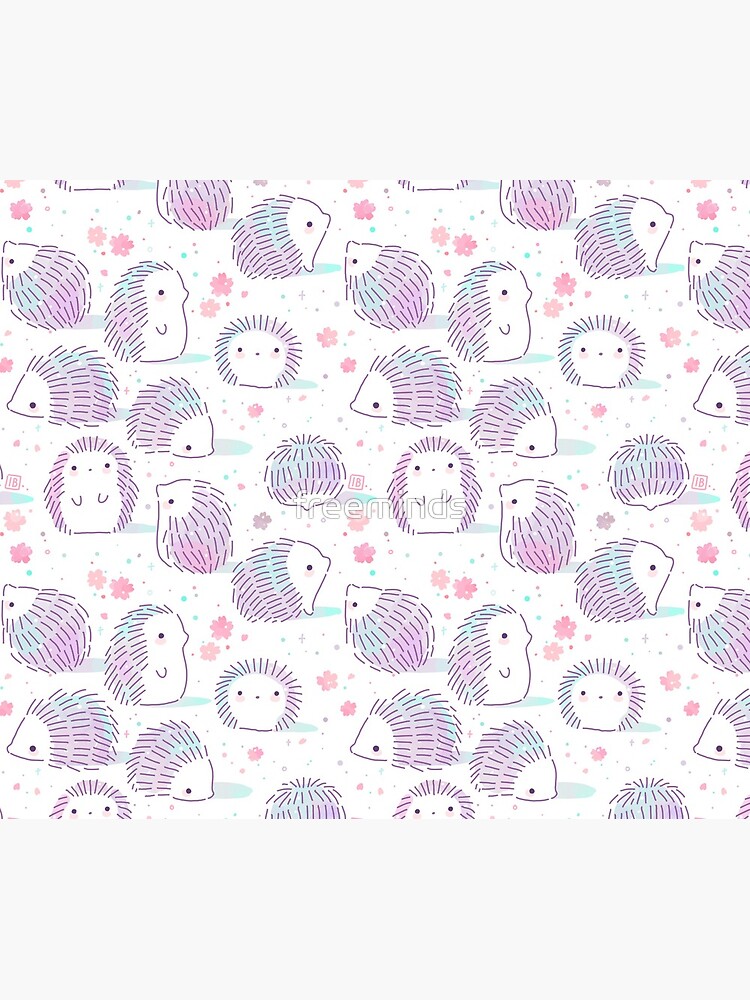 Spring Hedgehog Pattern by freeminds