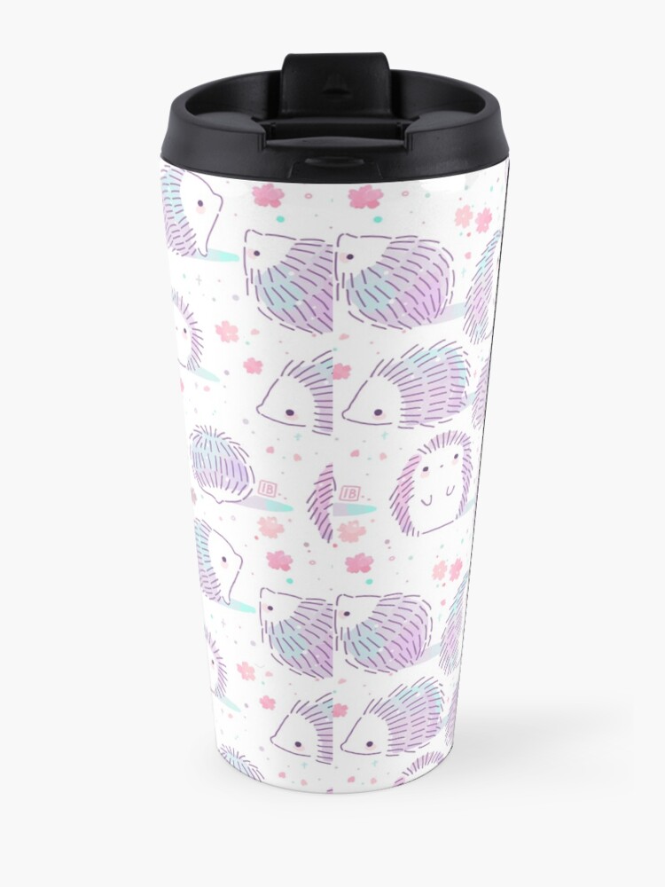 Alternate view of Spring Hedgehog Pattern Travel Mug