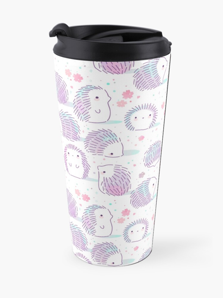 Alternate view of Spring Hedgehog Pattern Travel Mug