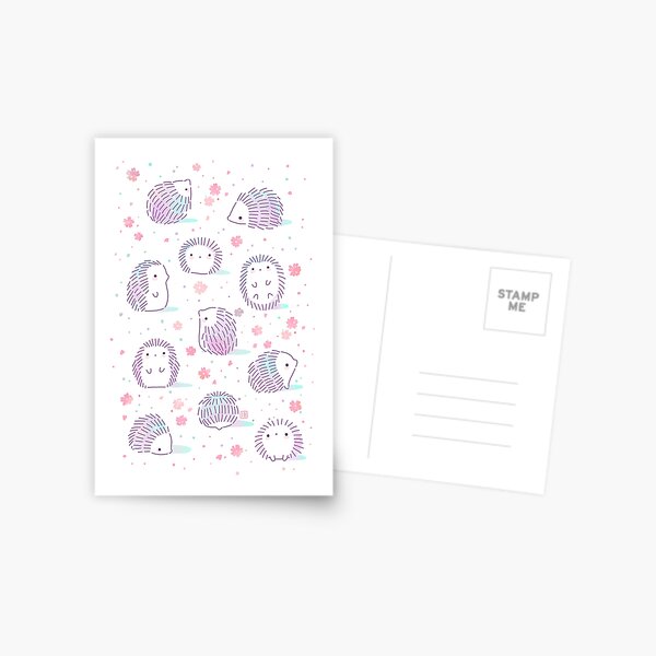 Item preview, Spring Hedgehog Pattern designed and sold by freeminds.