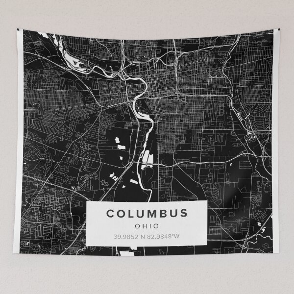 Item preview, Columbus Ohio Map  designed and sold by Kara515.