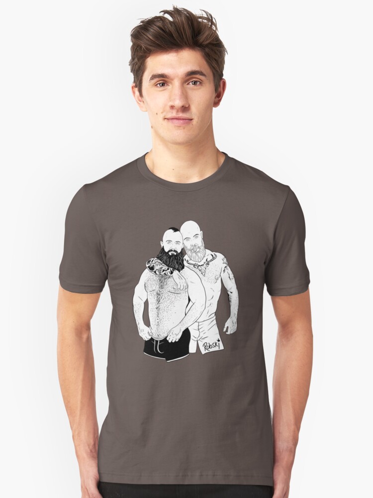 Alternate view of Andy & Roman - Black & White Slim Fit T-Shirt