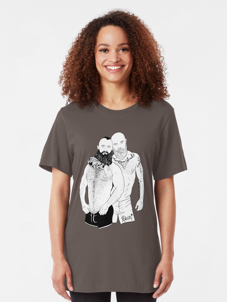 Alternate view of Andy & Roman - Black & White Slim Fit T-Shirt