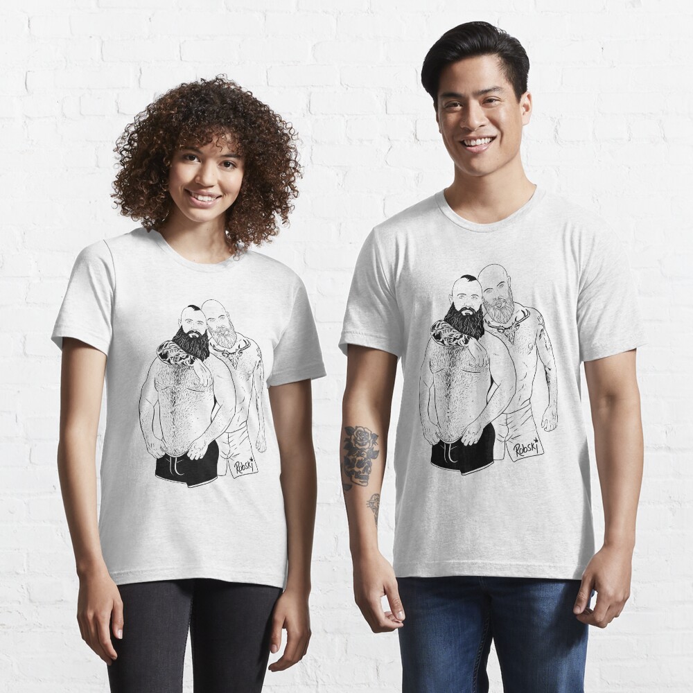 Andy & Roman - Black lines Essential T-Shirt