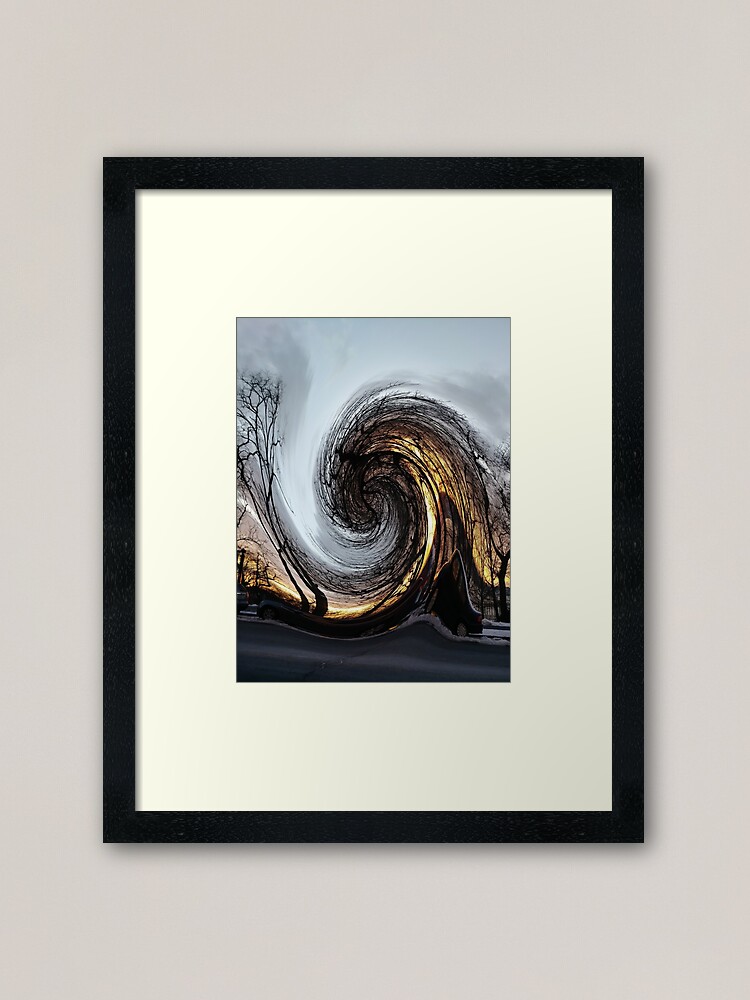 Alternate view of #MOVING #EYE #ILLUSION #Pattern, design, circular, abstract, illustration, art, grid, proportion, symmetrical Framed Art Print