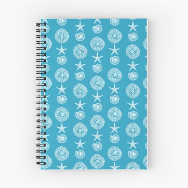 Item preview, Sea Blue Seashell Pattern designed and sold by illustrateme.
