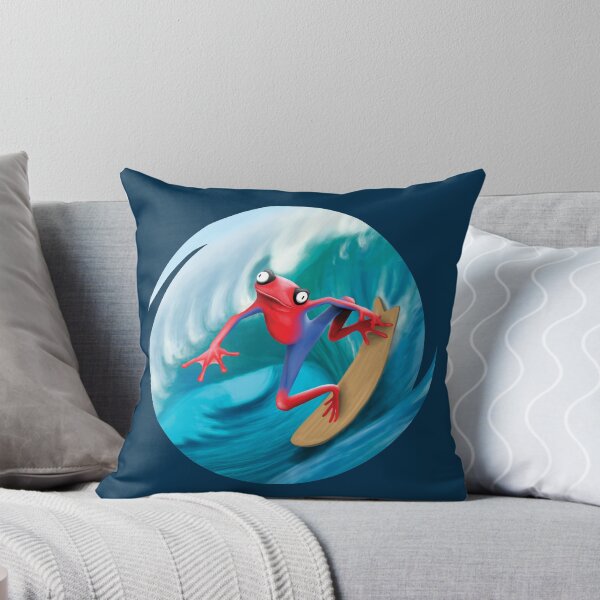 Item preview, Funny Surfing Frog designed and sold by TMBTM.