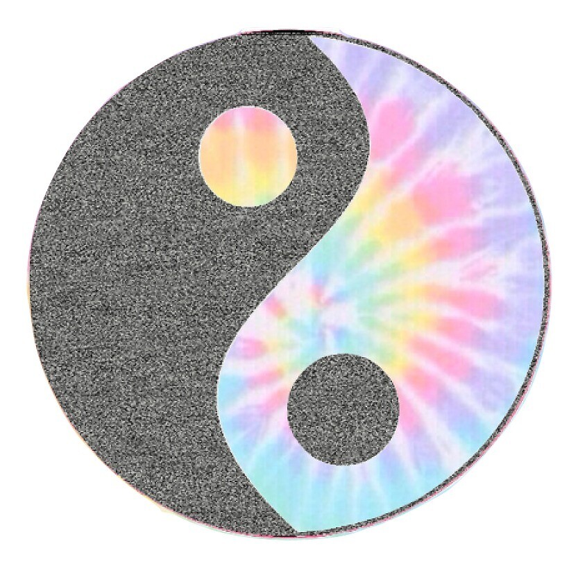 "Tie-Dye Yin Yang" by Gabrielle Tatuch | Redbubble