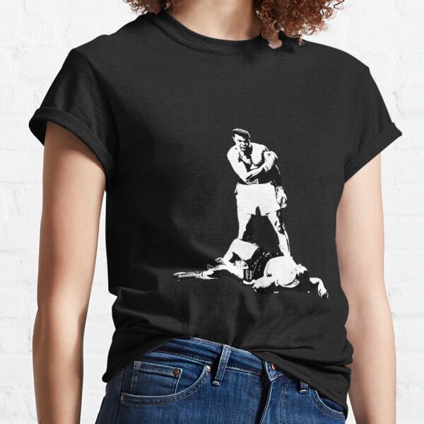Muhammad Ali vs Sonny Liston Boxen K.O (schwarz und weiß) Classic T-Shirt