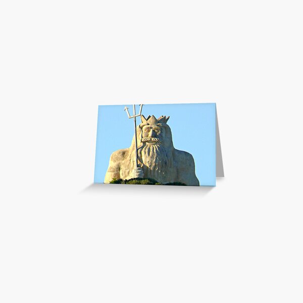King Neptune Two Rocks Western Australia Greeting Card