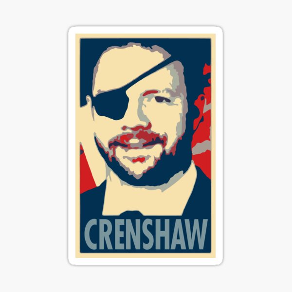 Dan Crenshaw Political Parody Sticker